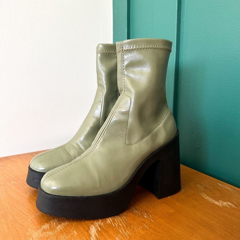 ASOS Olive Heeled Boots